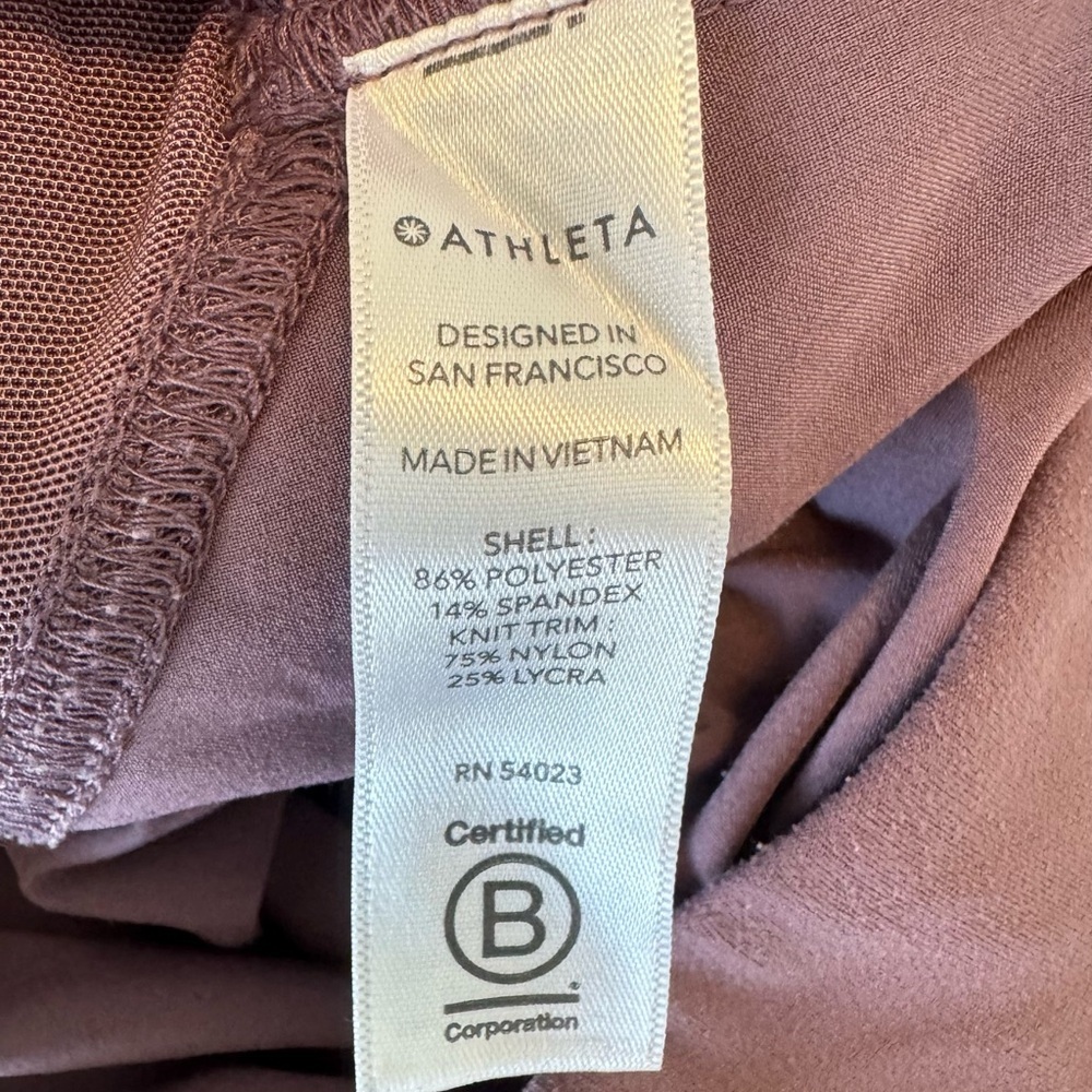 Athleta Size 4 Attitude‎ Pant Volcanic Violet Joggers Lightweight Athletic - Picture 8 of 10